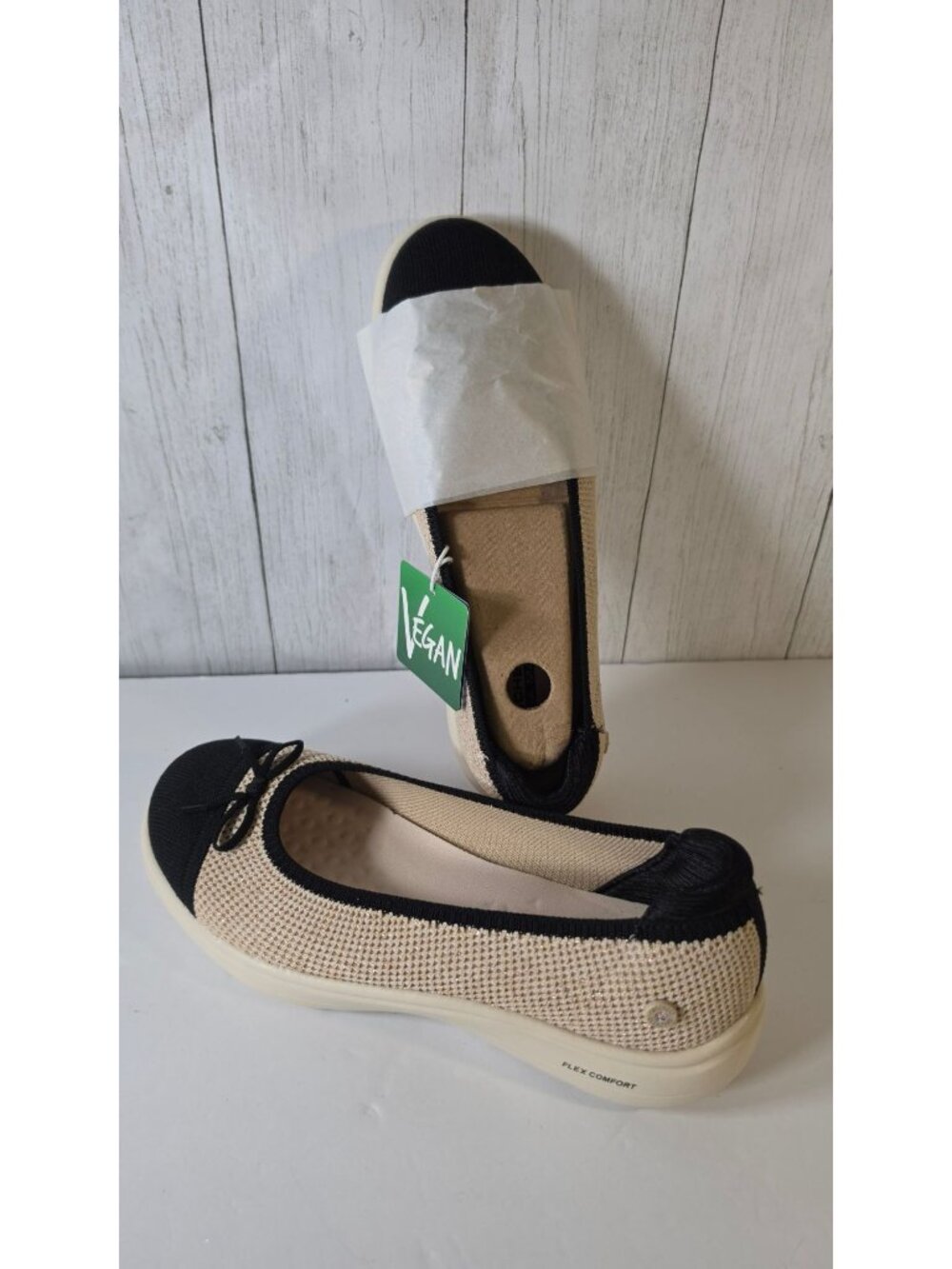 NEW SKECHERS ON-THE-GO FLEX RADIANT BOW-TIQUE BALLET FLATS COMFORT SHOES VEGAN 7